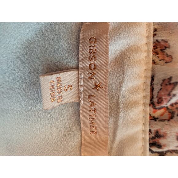 Gibson Latimer Women's Floral Cottage Midi Bell Sleeve Dress Size‎ Small Boho - Picture 6 of 9